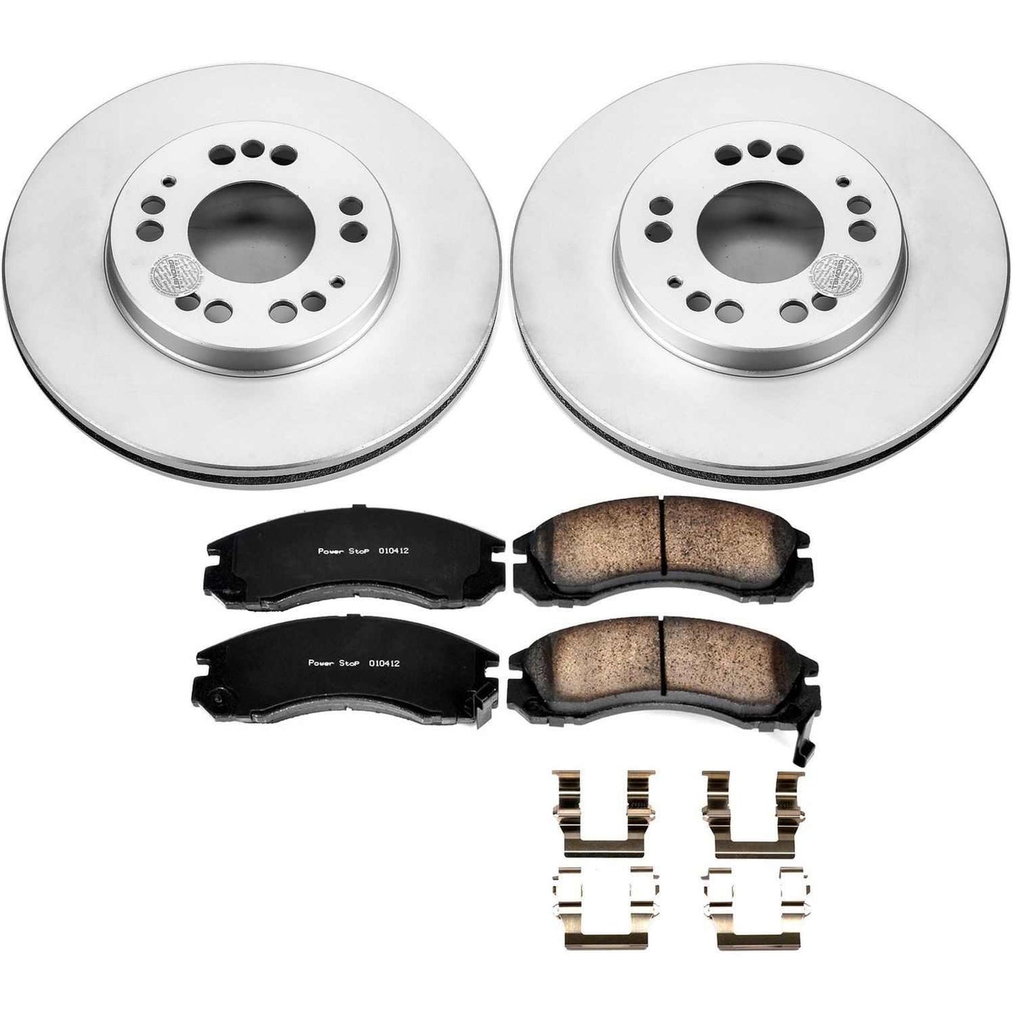 PowerStop Power Stop 91-96 Dodge Stealth Front Z17 Evolution Geomet Coated Brake Kit CRK798