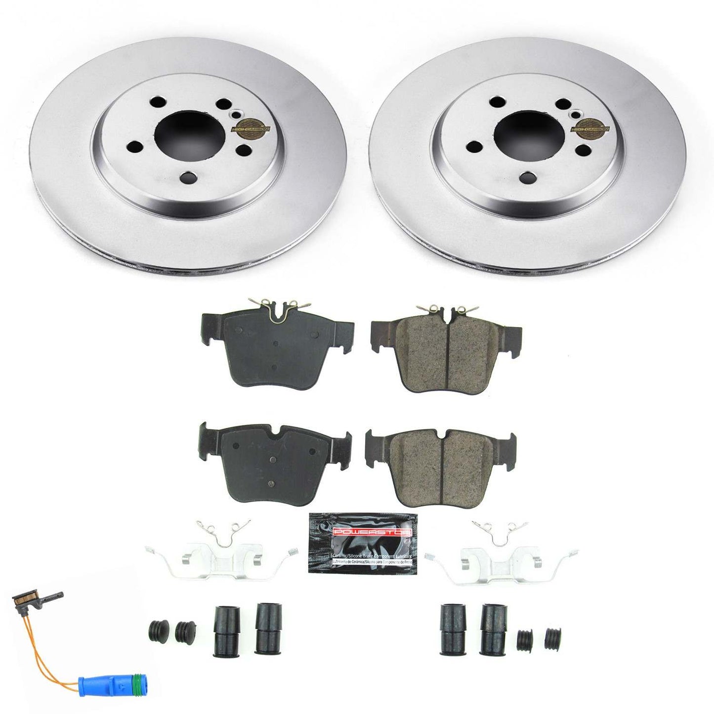 PowerStop Power Stop 2018 Mercedes-Benz C43 AMG Rear Z23 Evolution Sport Coated Brake Kit CRK7990
