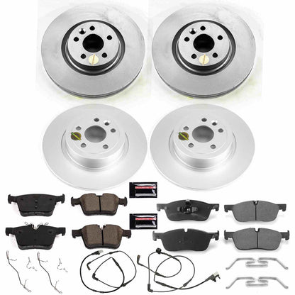 PowerStop Power Stop 16-18 Land Rover Range Rover Evoque Front & Rear Z23 Evolution Sport Coated Brake Kit CRK7992