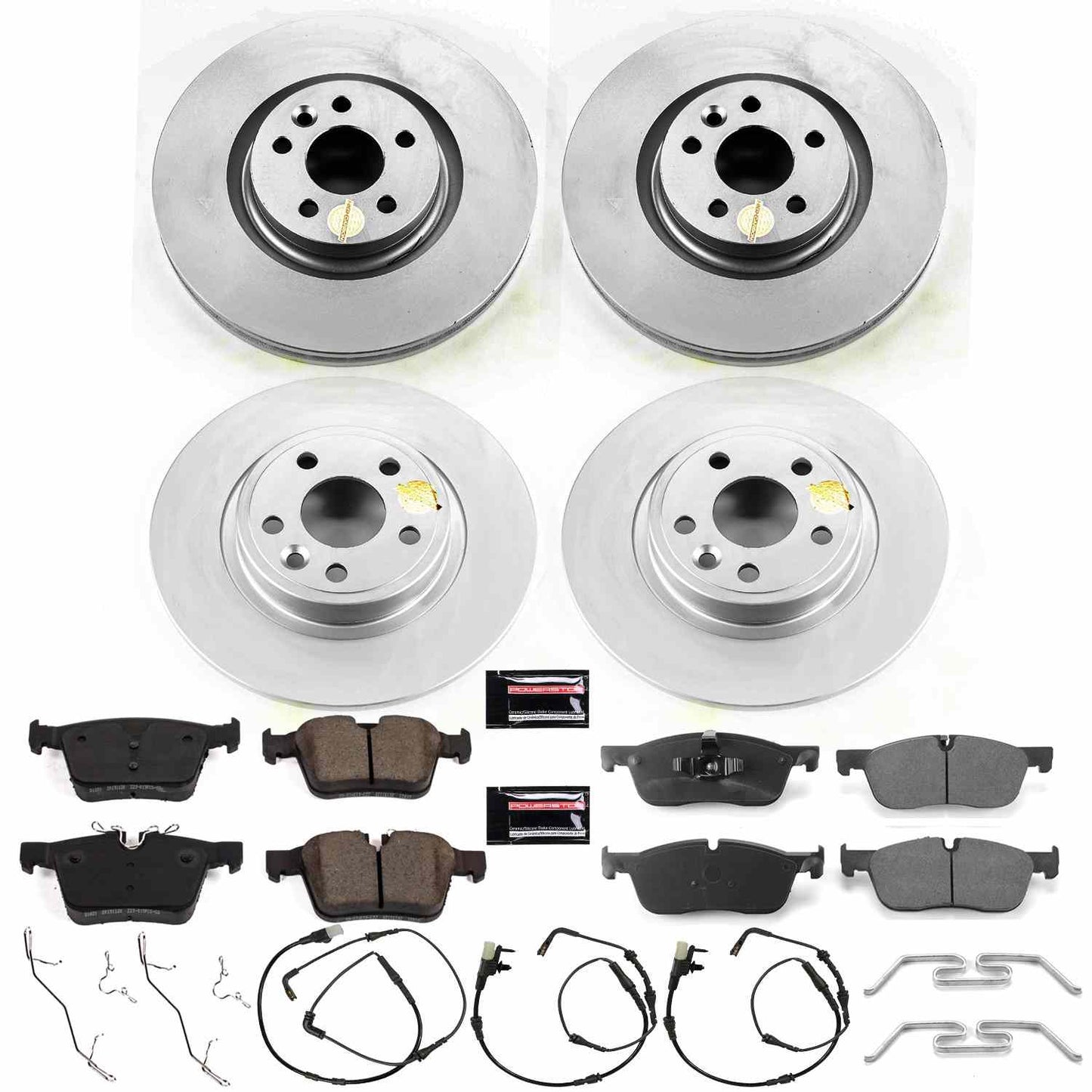 PowerStop Power Stop 15-17 Land Rover Discovery Sport Front & Rear Z23 Evolution Sport Coated Brake Kit CRK7993