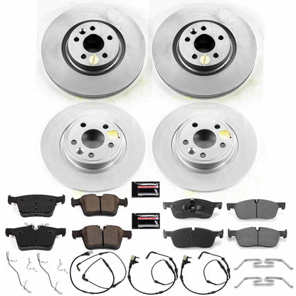 PowerStop Power Stop 15-17 Land Rover Discovery Sport Front & Rear Z23 Evolution Sport Coated Brake Kit CRK7993