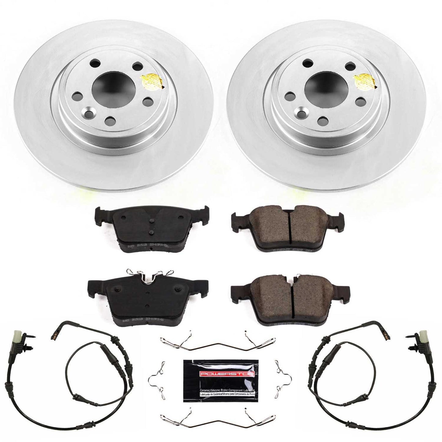 PowerStop Power Stop 15-17 Land Rover Discovery Sport Rear Z23 Evolution Sport Coated Brake Kit CRK7995