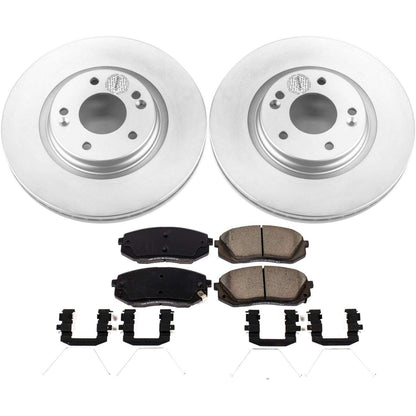 PowerStop Power Stop 18-19 Hyundai Kona Front Z17 Evolution Geomet Coated Brake Kit CRK8011