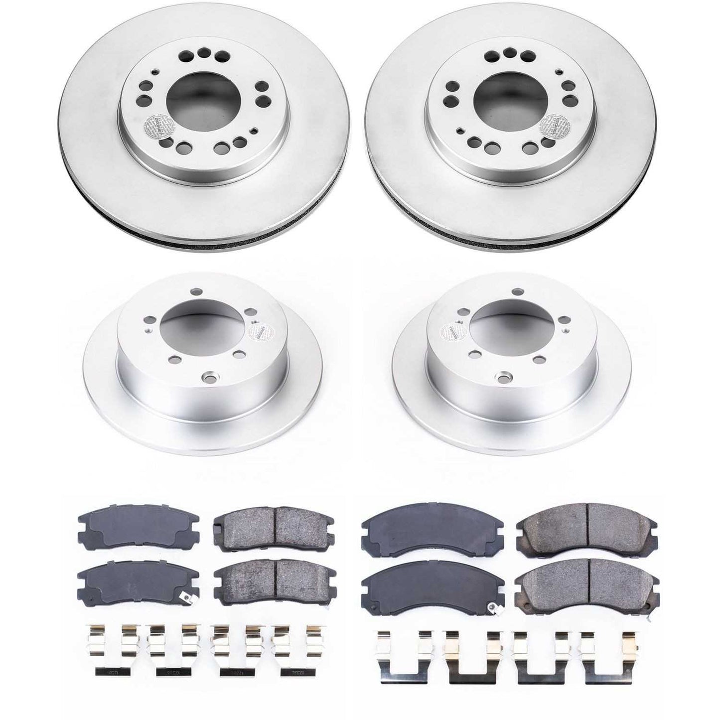 PowerStop Power Stop 95-97 Eagle Talon Front & Rear Z17 Evolution Geomet Coated Brake Kit CRK802
