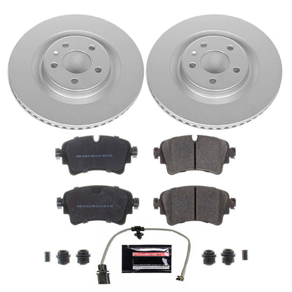 PowerStop Power Stop 2018 Audi Q5 Rear Z23 Evolution Sport Coated Brake Kit CRK8043
