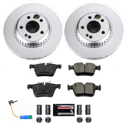 PowerStop Power Stop 2018 Mercedes-Benz C350e Rear Z23 Evolution Sport Coated Brake Kit CRK8047