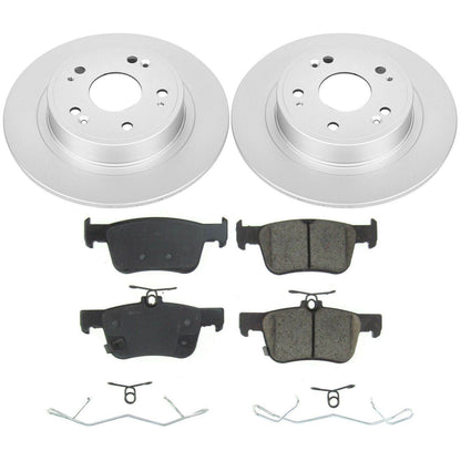 PowerStop Power Stop 18-19 Honda Accord Rear Z17 Evolution Geomet Coated Brake Kit CRK8063