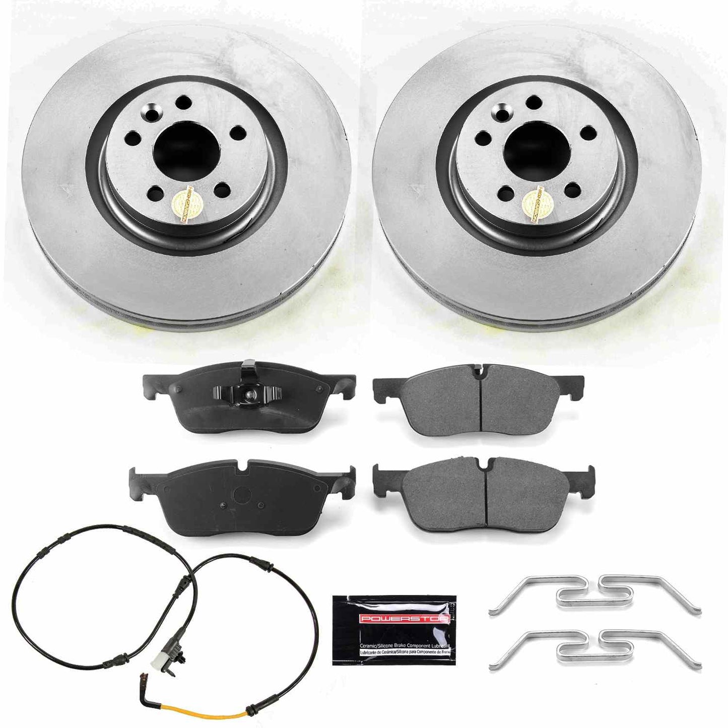 PowerStop Power Stop 2018 Jaguar E-Pace Front Z23 Evolution Sport Coated Brake Kit CRK8107