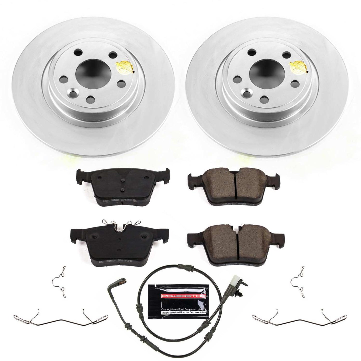 PowerStop Power Stop 2018 Jaguar E-Pace Rear Z23 Evolution Sport Coated Brake Kit CRK8109