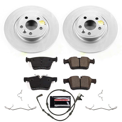 PowerStop Power Stop 2018 Jaguar E-Pace Rear Z23 Evolution Sport Coated Brake Kit CRK8109
