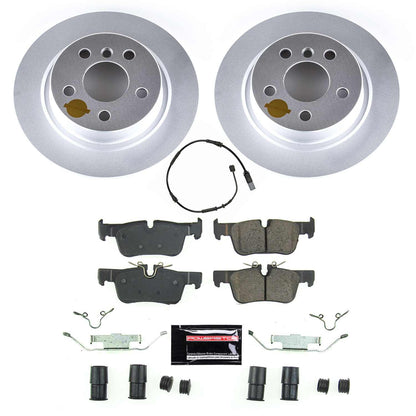 PowerStop Power Stop 16-19 Mini Cooper Clubman Rear Z23 Evolution Sport Coated Brake Kit CRK8111