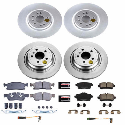 PowerStop Power Stop 2018 Mercedes-Benz GLE350 Front & Rear Z23 Evolution Sport Coated Brake Kit CRK8115