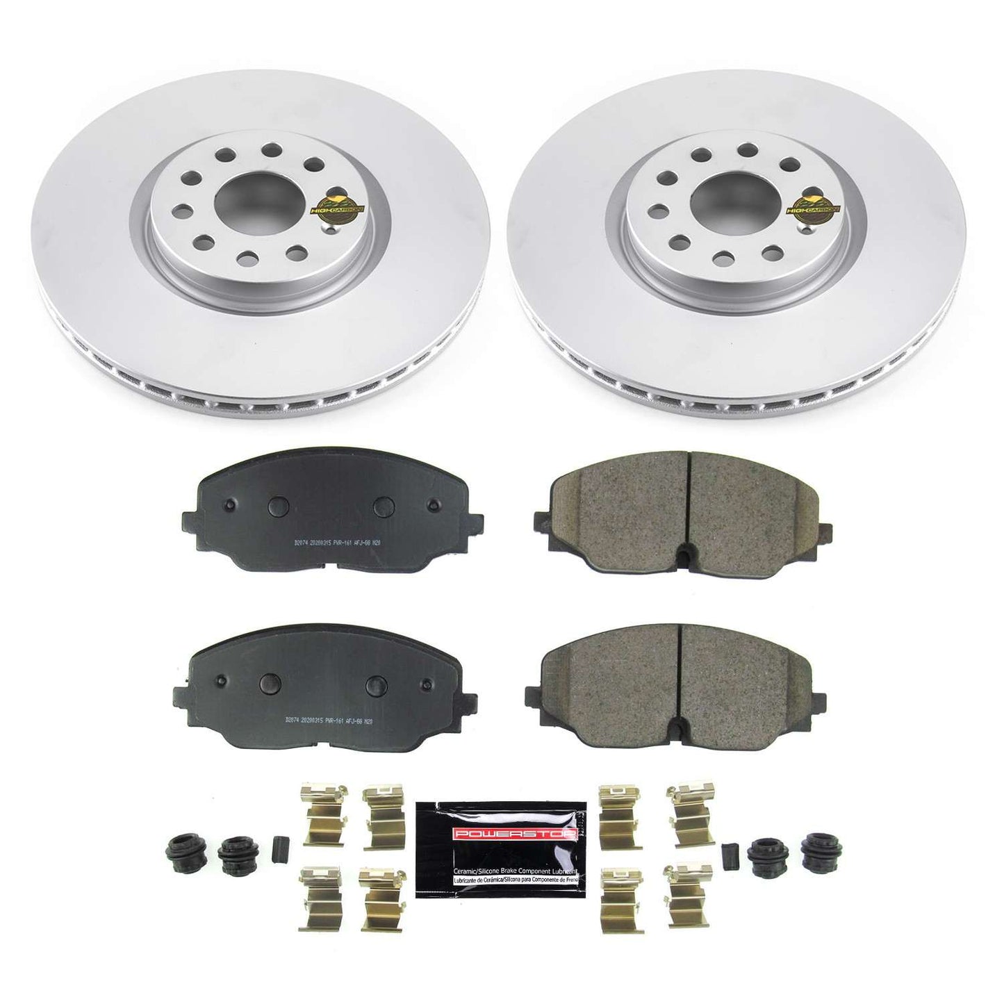 PowerStop Power Stop 18-19 Volkswagen Atlas Front Z23 Evolution Sport Coated Brake Kit CRK8117