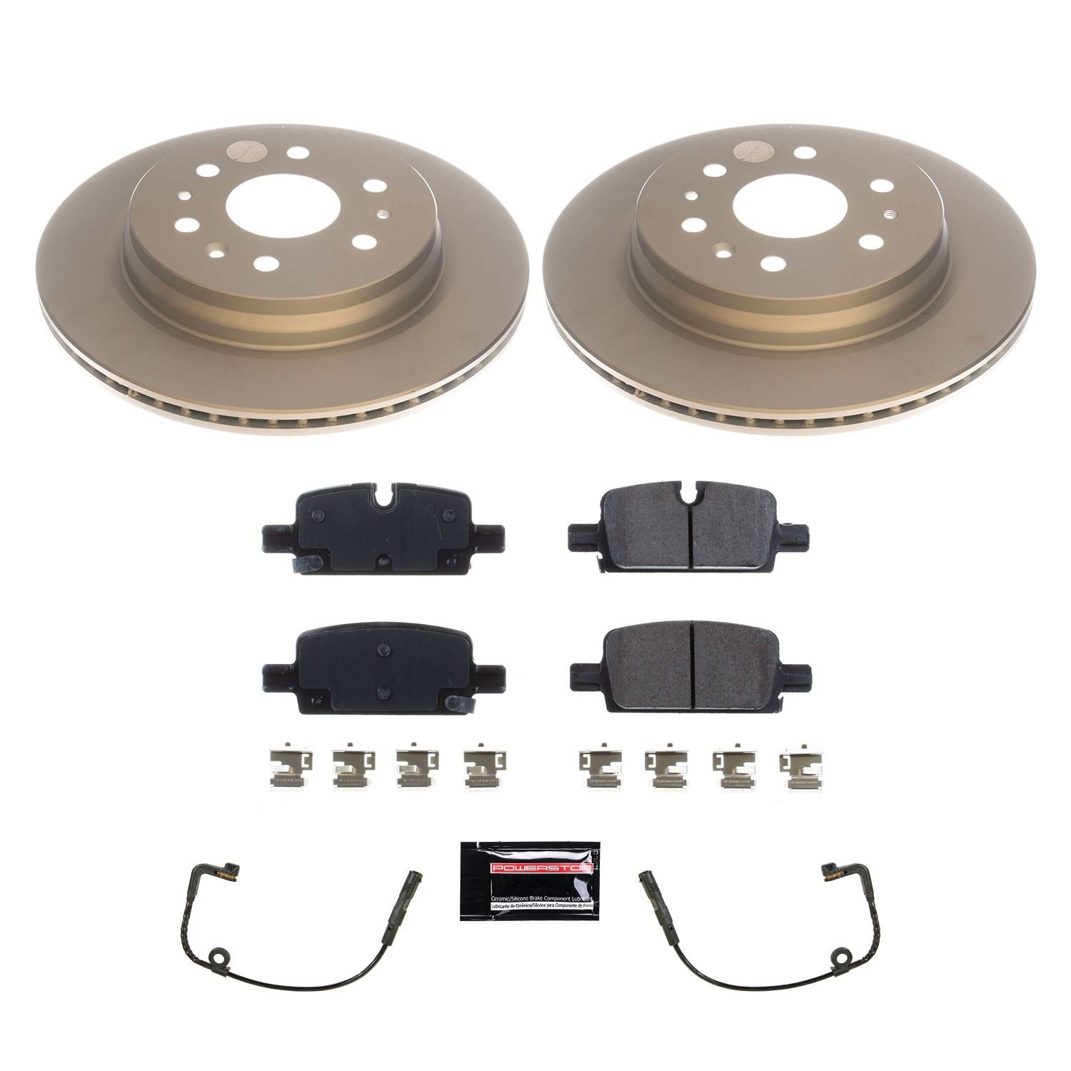 Power Stop 2019 Chevrolet Silverado 1500 Rear Z17 Evolution Geomet Coated Brake Kit CRK8173