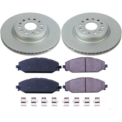 Power Stop 2019 Ram 1500 Front Z17 Evolution Geomet Coated Brake Kit CRK8183