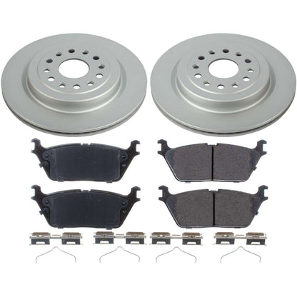 Power Stop 2019 Ram 1500 Rear Z17 Evolution Geomet Coated Brake Kit CRK8184