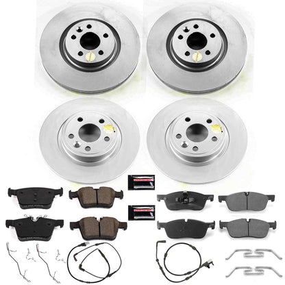 PowerStop Power Stop 18-19 Land Rover Discovery Sport Front & Rear Z23 Evolution Sport Coated Brake Kit CRK8198