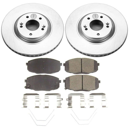 PowerStop Power Stop 2019 Hyundai Nexo Front Z17 Evolution Geomet Coated Brake Kit CRK8271