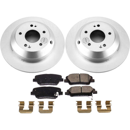 PowerStop Power Stop 2019 Hyundai Santa Fe XL Rear Z17 Evolution Geomet Coated Brake Kit CRK8283