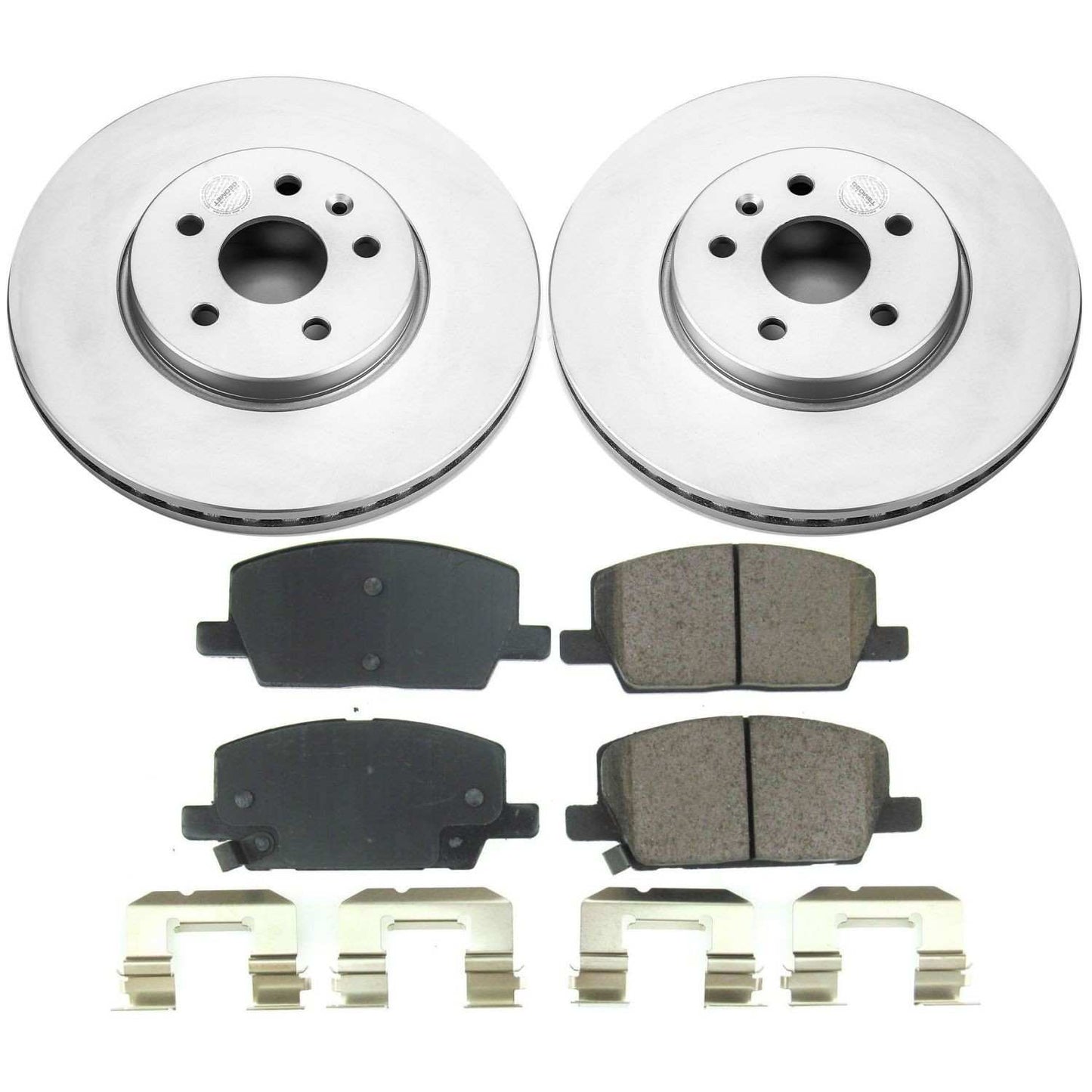 PowerStop Power Stop 2019 Buick Encore Front Z17 Evolution Geomet Coated Brake Kit CRK8316