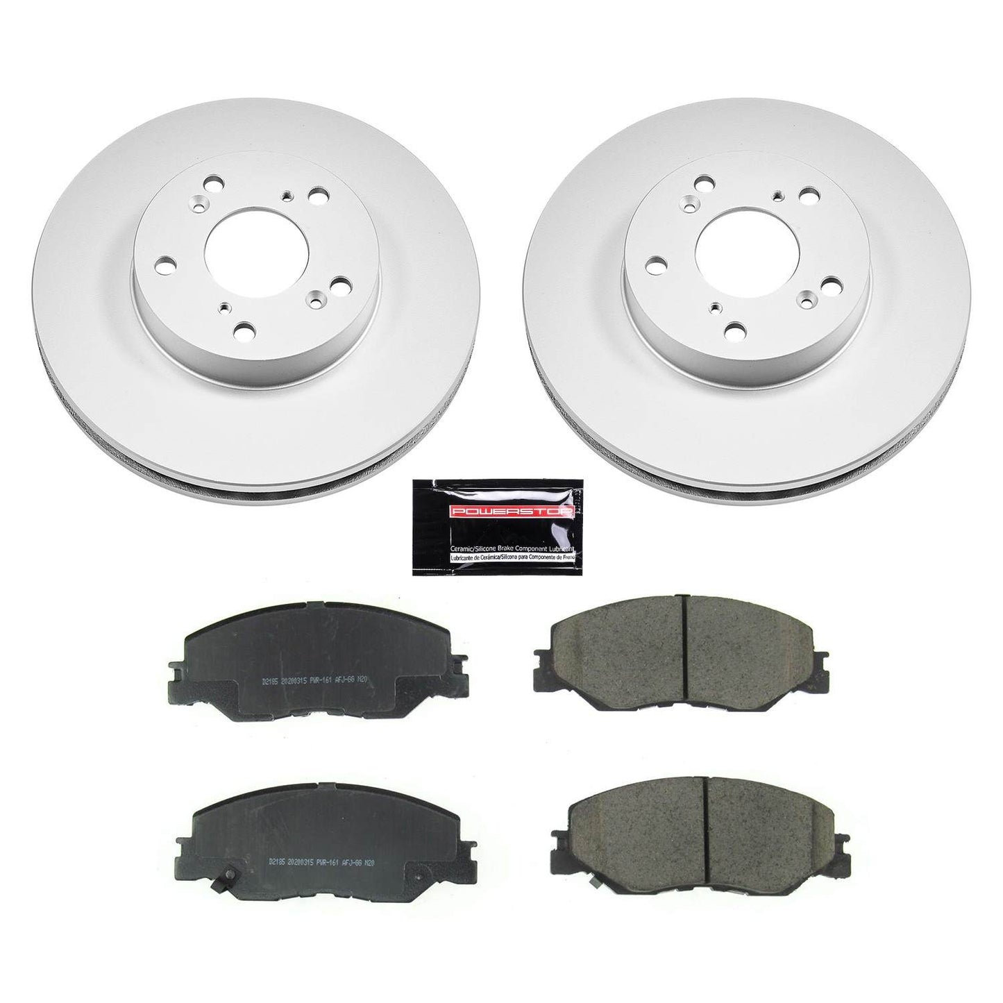PowerStop Power Stop 2019 Honda Insight Front Z17 Evolution Geomet Coated Brake Kit CRK8318