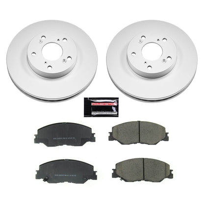 PowerStop Power Stop 2019 Honda Insight Front Z17 Evolution Geomet Coated Brake Kit CRK8318