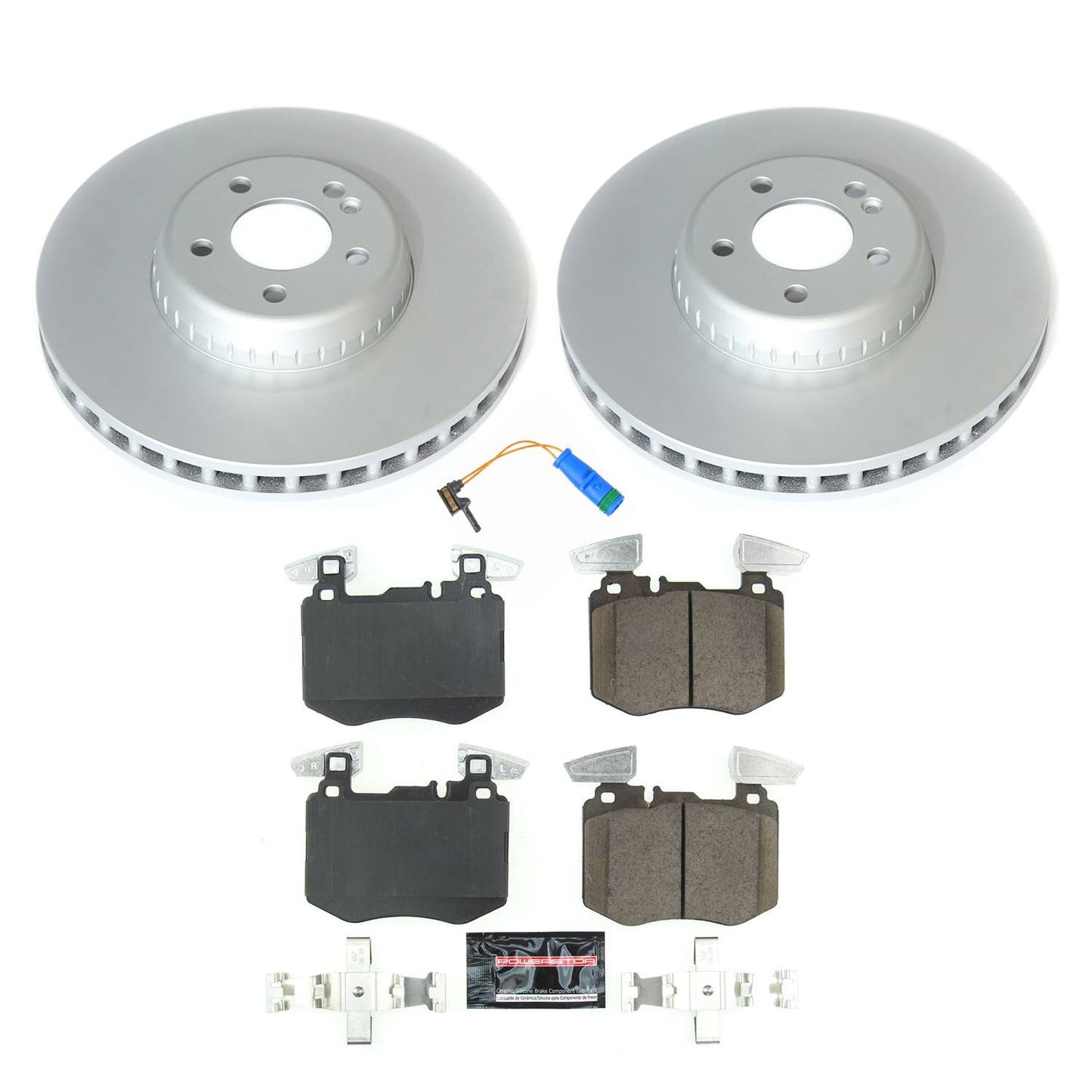 Power Stop 2019 Mercedes-Benz GLC300 Front Z17 Evolution Geomet Coated Brake Kit CRK8322