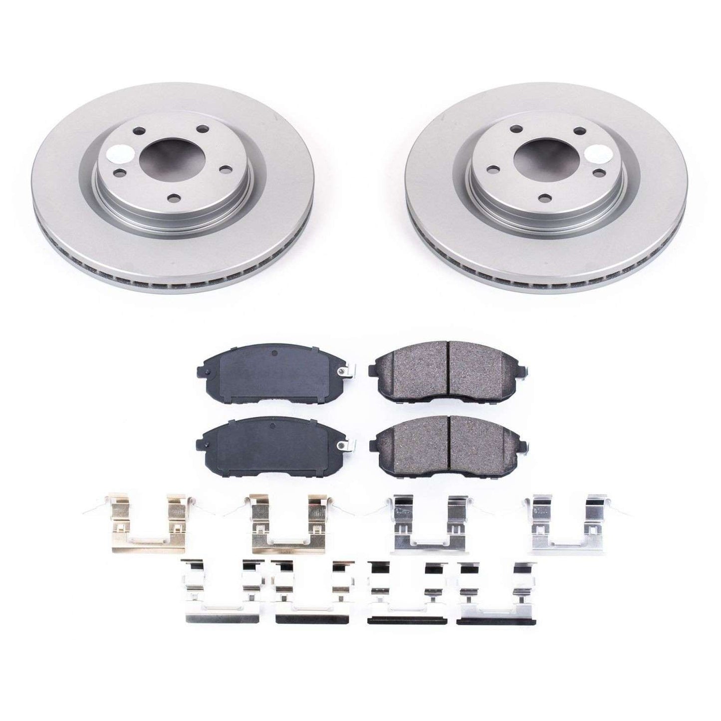 PowerStop Power Stop 2019 Nissan Sentra Front Z17 Evolution Geomet Coated Brake Kit CRK8327