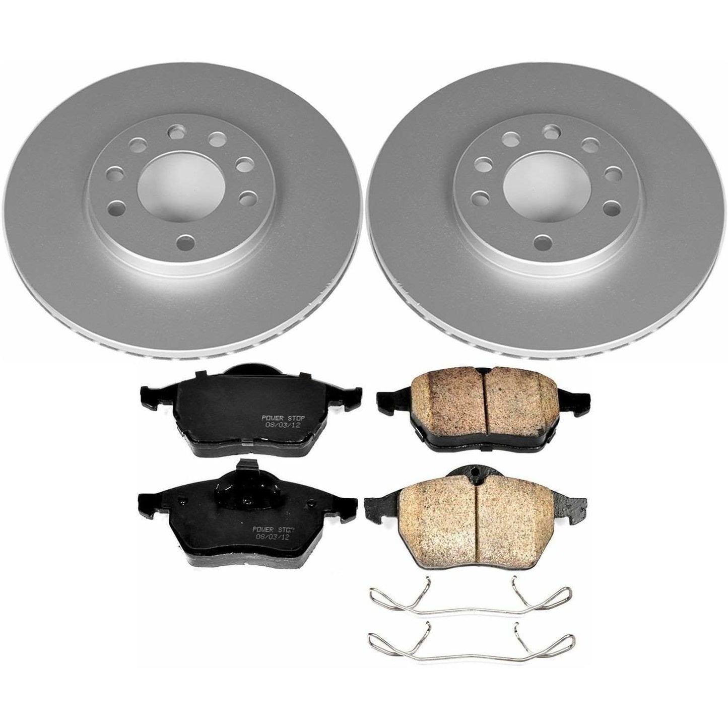 PowerStop Power Stop 97-98 Saab 900 Front Z23 Evolution Sport Coated Brake Kit CRK832