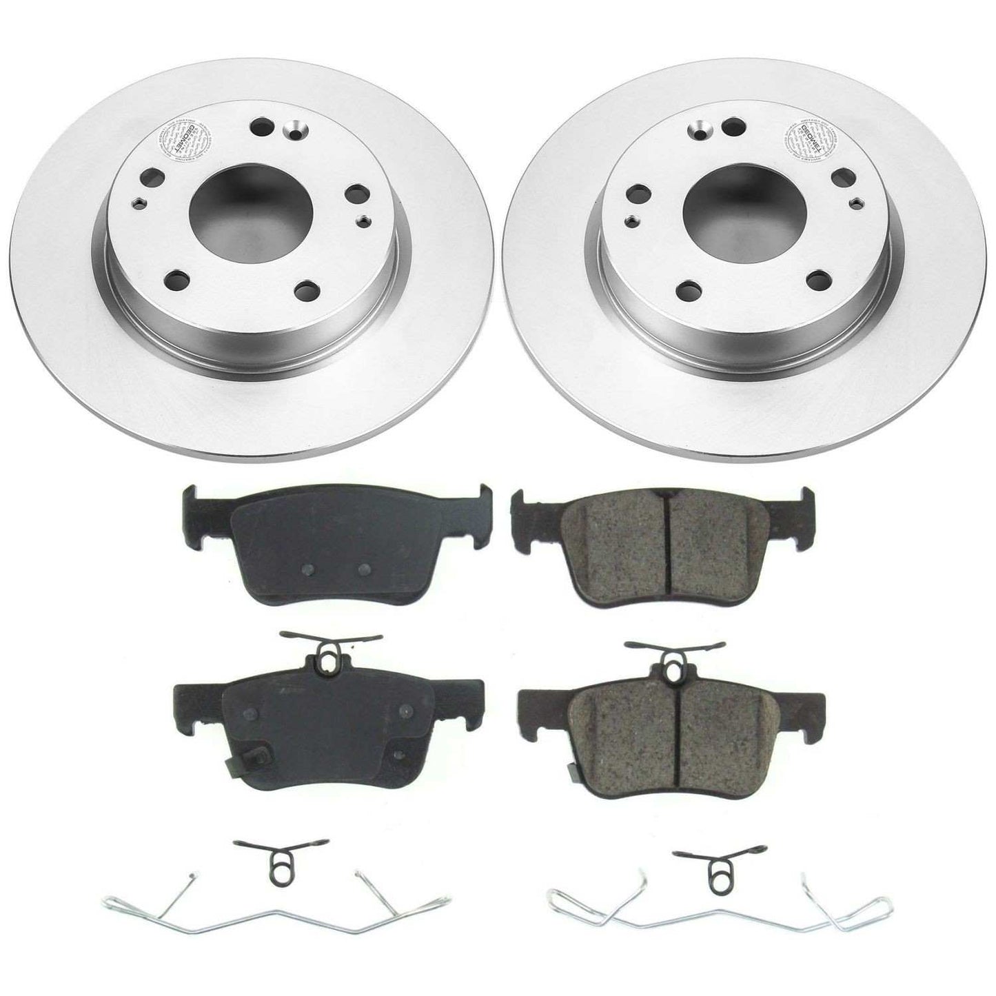 PowerStop Power Stop 2019 Honda Insight Rear Z17 Evolution Geomet Coated Brake Kit CRK8330