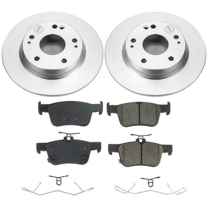 PowerStop Power Stop 2019 Honda Insight Rear Z17 Evolution Geomet Coated Brake Kit CRK8330