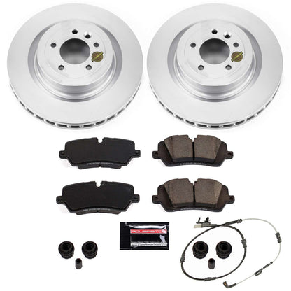 PowerStop Power Stop 2019 Land Rover Range Rover Sport Rear Z23 Evolution Sport Coated Brake Kit CRK8385