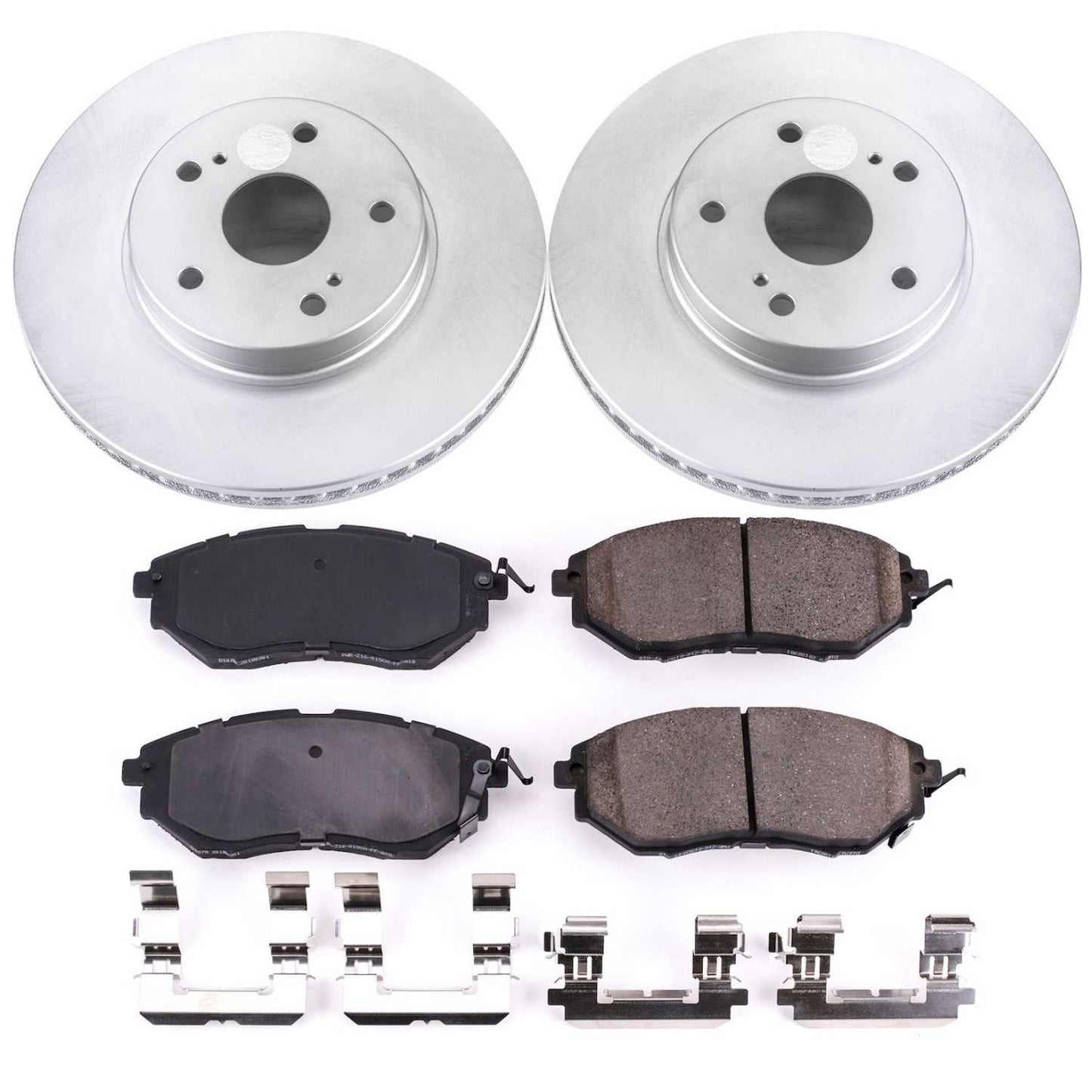 PowerStop Power Stop 2015 Subaru Legacy Front Z17 Evolution Geomet Coated Brake Kit CRK8404