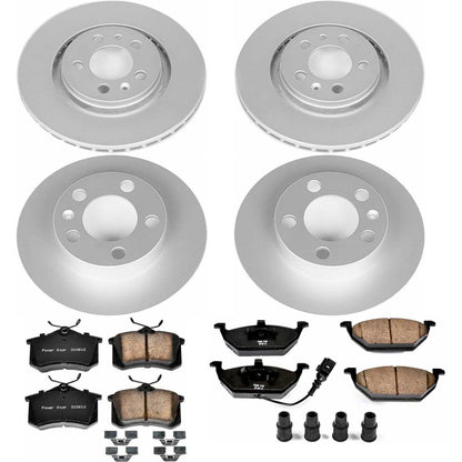 PowerStop Power Stop 99-06 Volkswagen Beetle Front & Rear Z23 Evolution Sport Coated Brake Kit CRK840