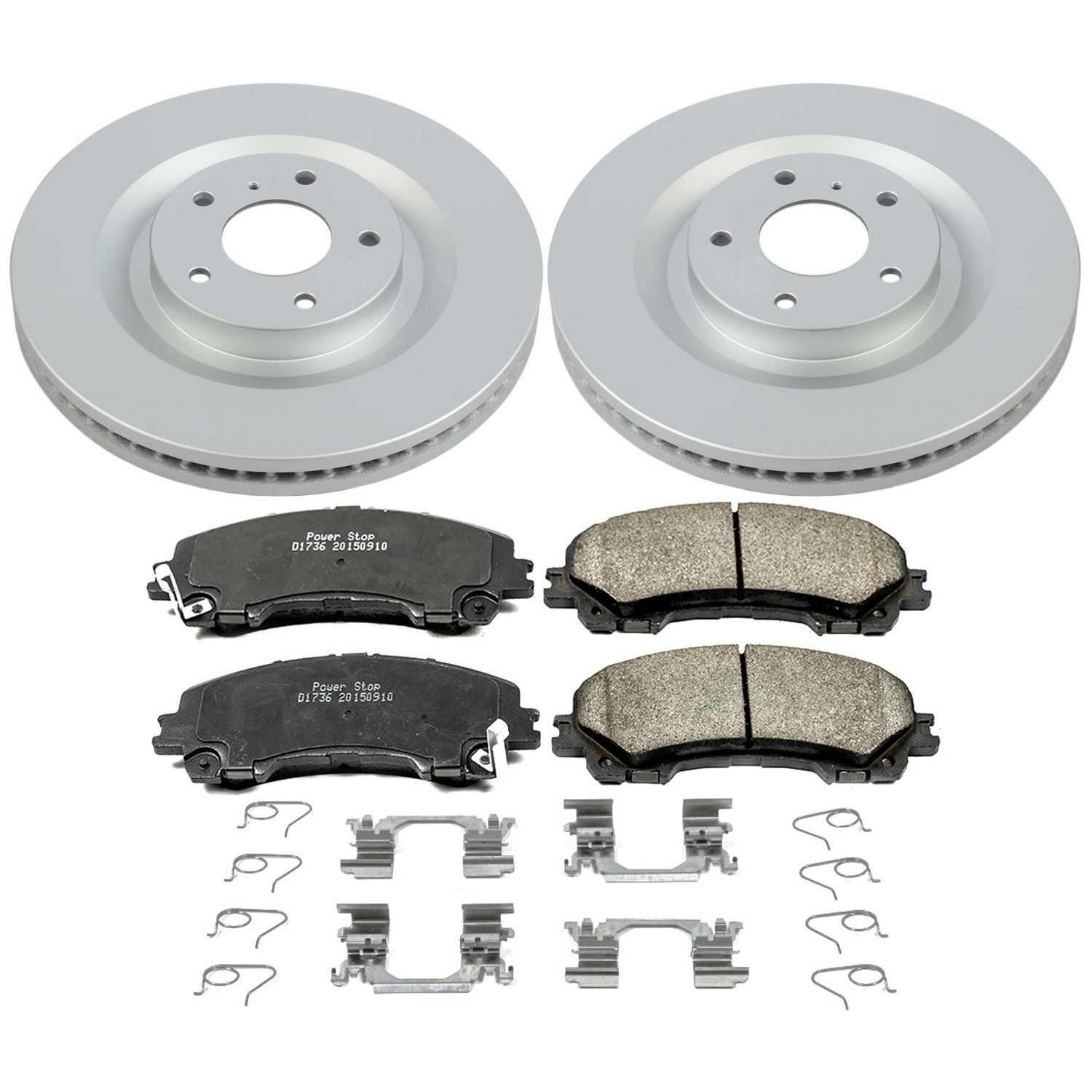 Power Stop 2019 Infiniti QX50 Front Z17 Evolution Geomet Coated Brake Kit CRK8415