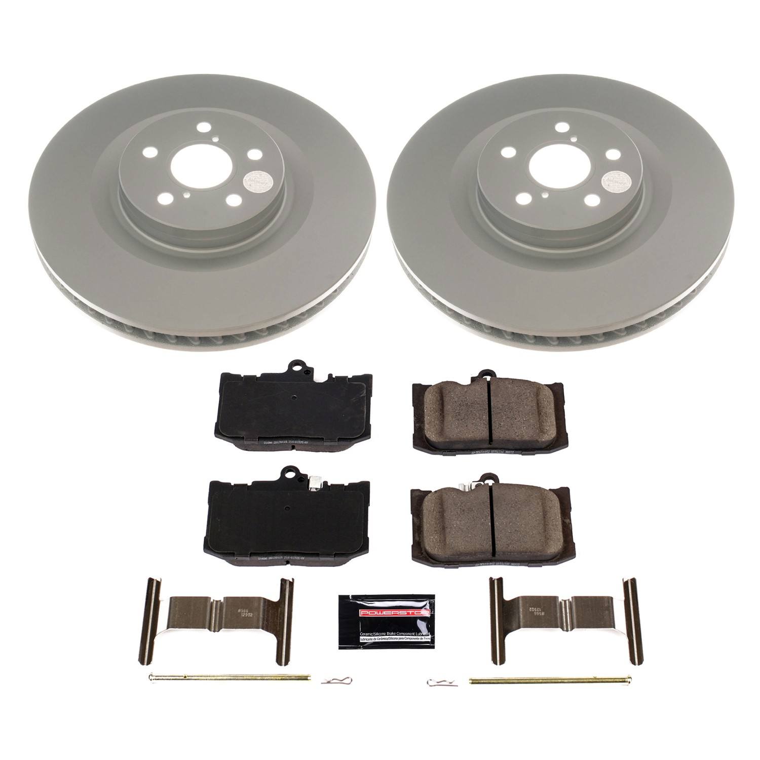 Power Stop 13-19 Lexus GS350 Front Z17 Evolution Geomet Coated Brake Kit CRK8418