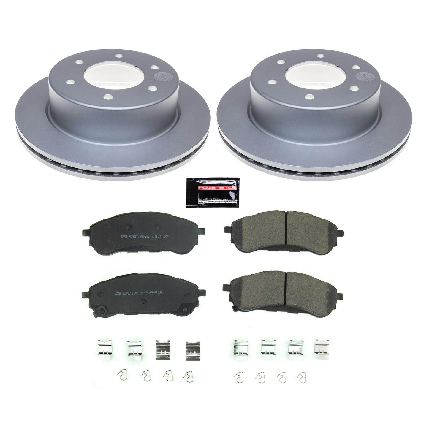 PowerStop Power Stop 19-21 Ford Ranger Rear Z17 Evolution Geomet Coated Brake Kit CRK8430