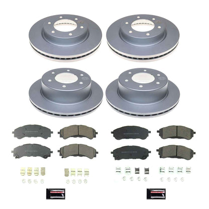 PowerStop Power Stop 19-21 Ford Ranger Front & Rear Z17 Evolution Geomet Coated Brake Kit CRK8448