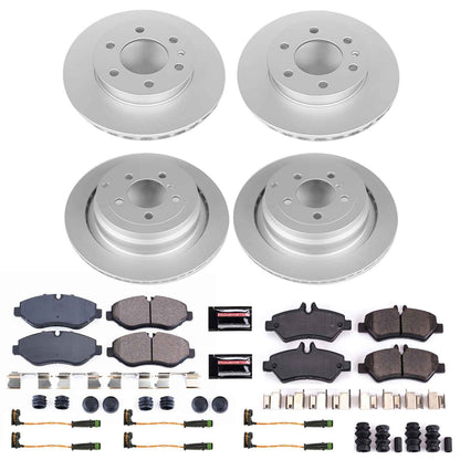 PowerStop Power Stop 07-08 Freightliner Sprinter 2500 Front & Rear Z17 Evolution Geomet Coated Brake Kit CRK8449