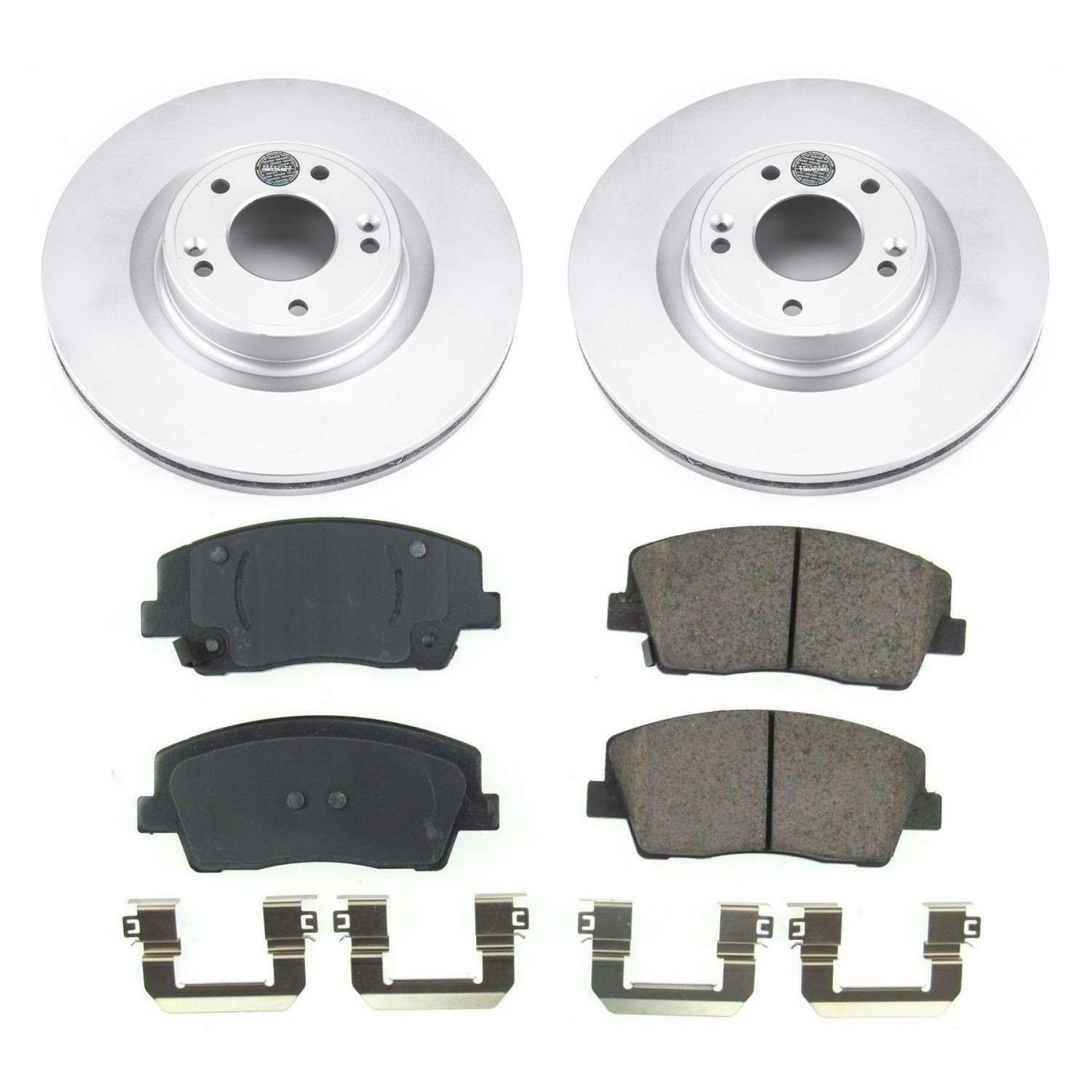 Power Stop 19-20 Genesis G70 Front Z17 Evolution Geomet Coated Brake Kit CRK8468