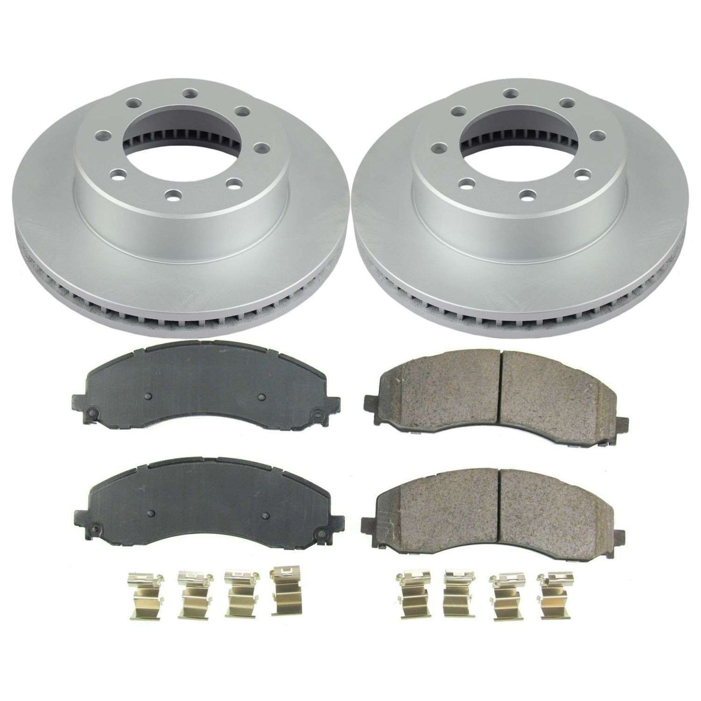 Power Stop 2019 Ram 2500 Front Z17 Evolution Geomet Coated Brake Kit CRK8478