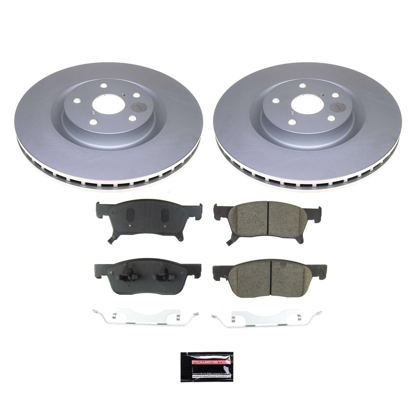 PowerStop Power Stop 19-21 Subaru Ascent Front Z17 Coated Brake Kit CRK8479