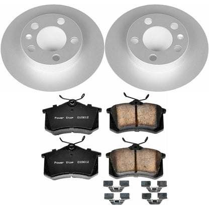 PowerStop Power Stop 98-10 Volkswagen Beetle Rear Z23 Evolution Sport Coated Brake Kit CRK847