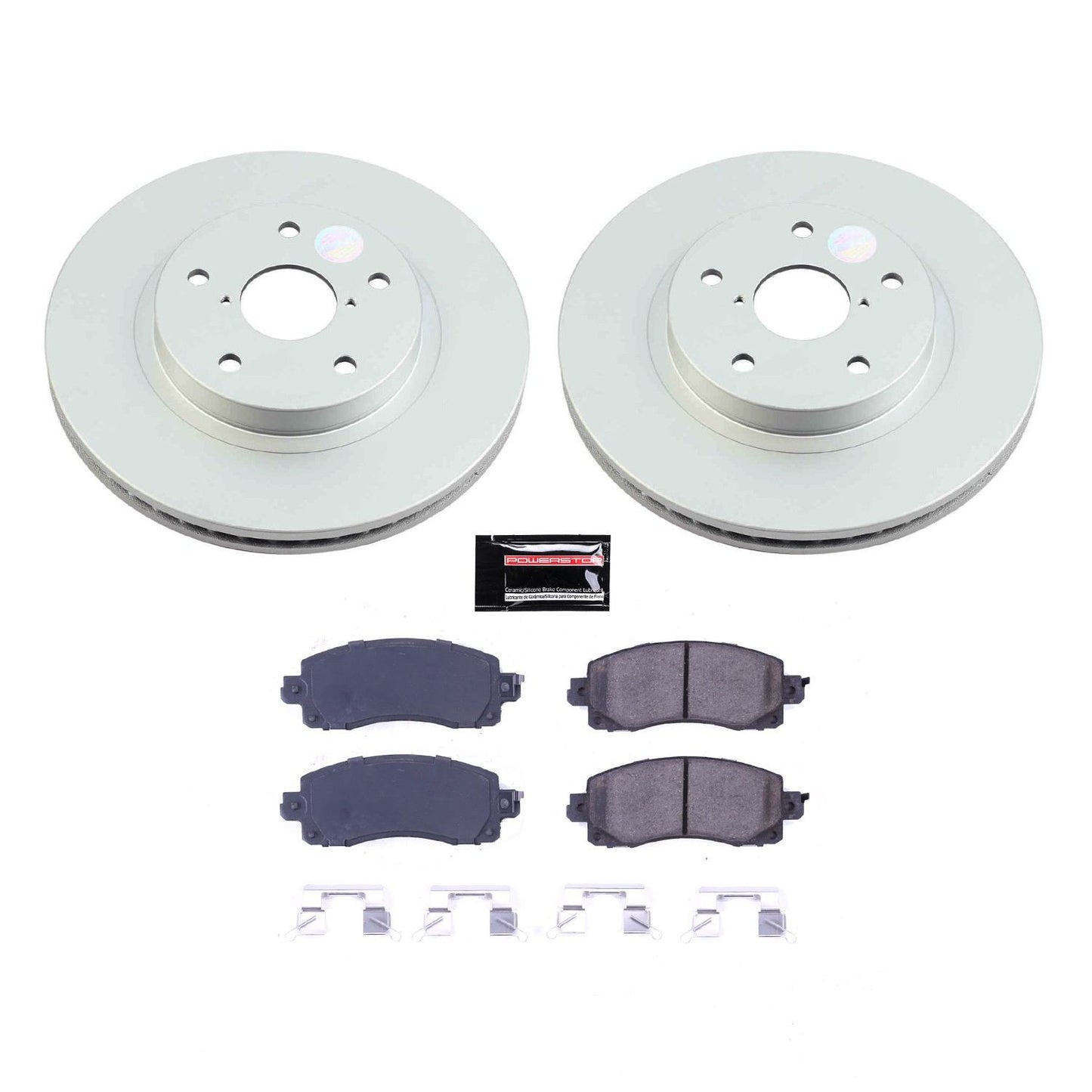 PowerStop Power Stop 19-21 Subaru Forester Front Z17 Coated Brake Kit CRK8480