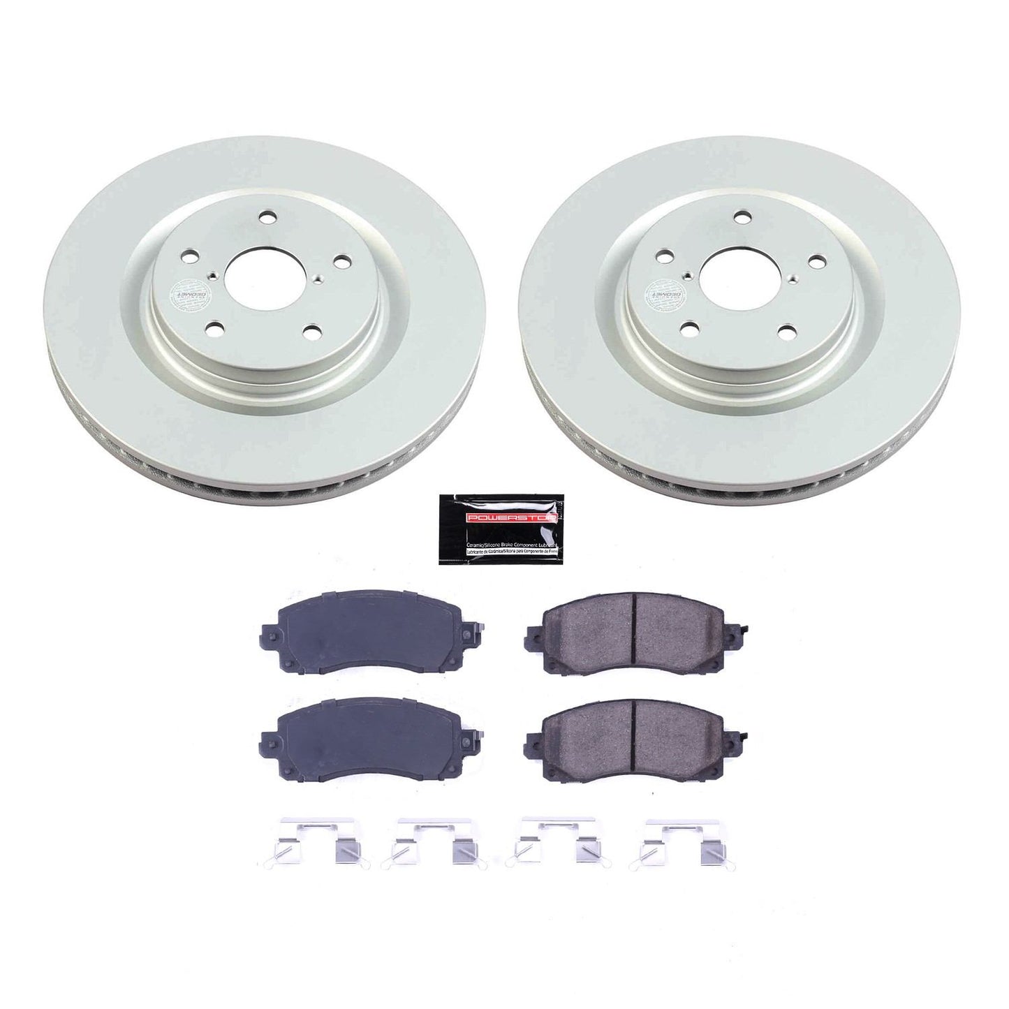 PowerStop Power Stop 19-21 Subaru Forester Front Z17 Coated Brake Kit CRK8481