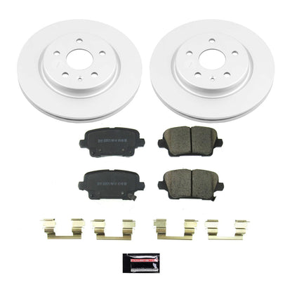 PowerStop Power Stop 19-20 Cadillac XT4 Rear Z17 Evolution Geomet Coated Brake Kit CRK8487