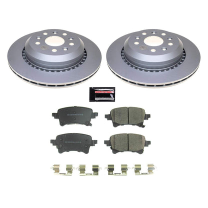 PowerStop Power Stop 20-21 Jeep Gladiator Rear Z17 Coated Brake Kit CRK8490
