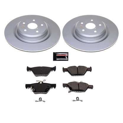 PowerStop Power Stop 19-20 Subaru Ascent Rear Z17 Coated Brake Kit CRK8493