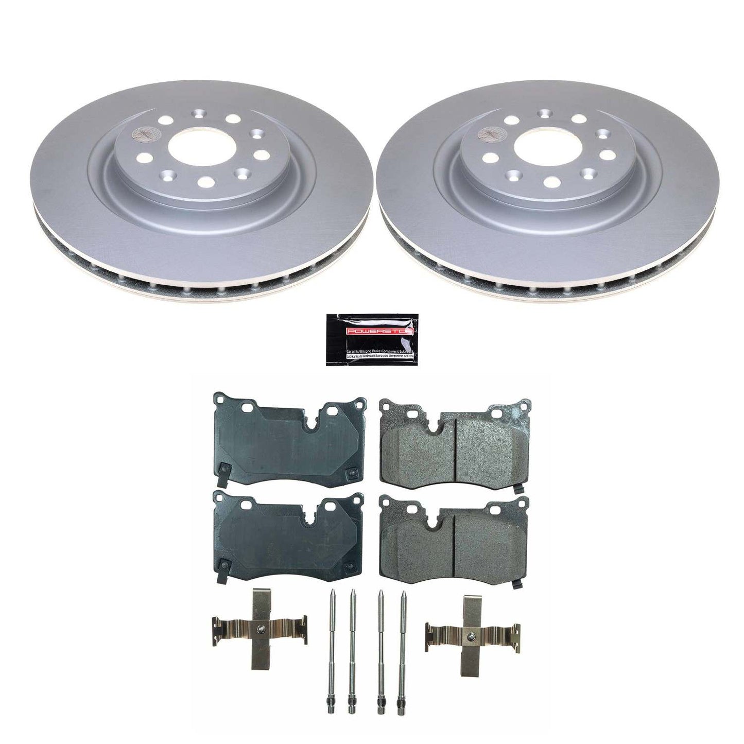 PowerStop Power Stop 20-21 Chevrolet Corvette Rear Z17 Coated Brake Kit CRK8528