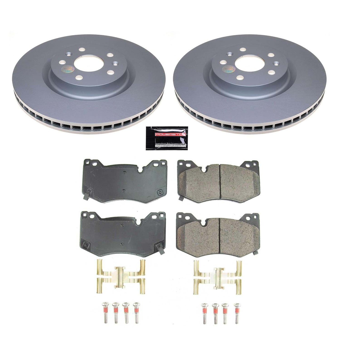 PowerStop Power Stop 20-21 Chevrolet Corvette Front Z17 Coated Brake Kit CRK8529